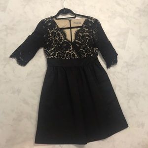 Eliza J Size 8 black mini dress